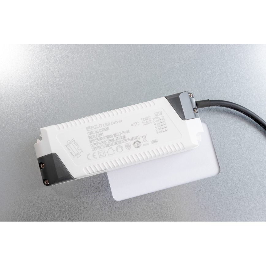 Eglo 32547 - LED RGBW Stmívatelný přisazený/podhledový panel 2v1 SALOBRENA-C LED/34W/230V bílá 60x60 cm + dálkové ovládání