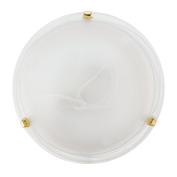Eglo 32601 - LED Stropní svítidlo SALOME LED/11W/230V pr. 30 cm zlatá/alabastrové sklo