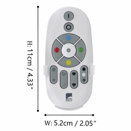 Eglo - Dálkové ovládání CONNECT 2xAAA Bluetooth