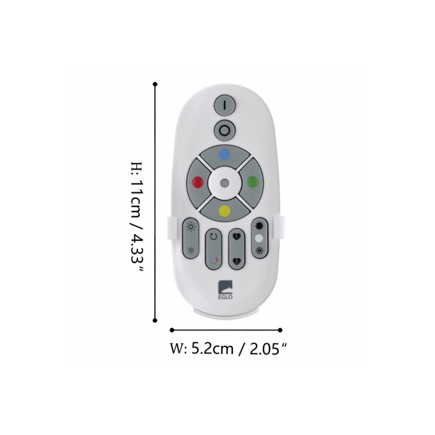Eglo - Dálkové ovládání CONNECT 2xAAA Bluetooth