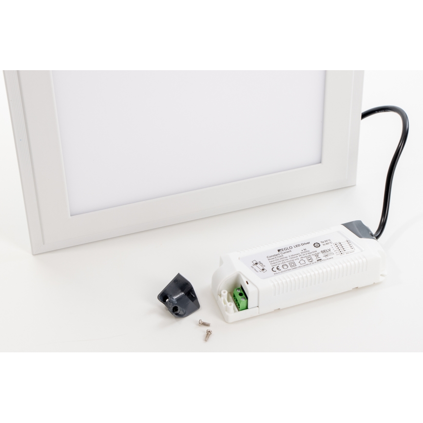 Eglo 32734 - LED RGBW Stmívatelný přisazený/podhledový panel 2v1 SALOBRENA-C LED/34W/230V bílá + dálkové ovládání