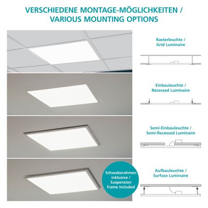 Eglo - LED Přisazený panel SALOBRENA LED/33W/230V