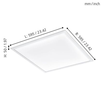 Eglo - LED Stropní svítidlo LED/40W/230V