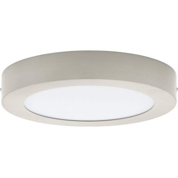 Eglo 32816 - LED Stmívatelné stropní svítidlo FUEVA LED/17W/230V 3000-6500K pr. 22,5 cm matný chrom + dálkové ovládání