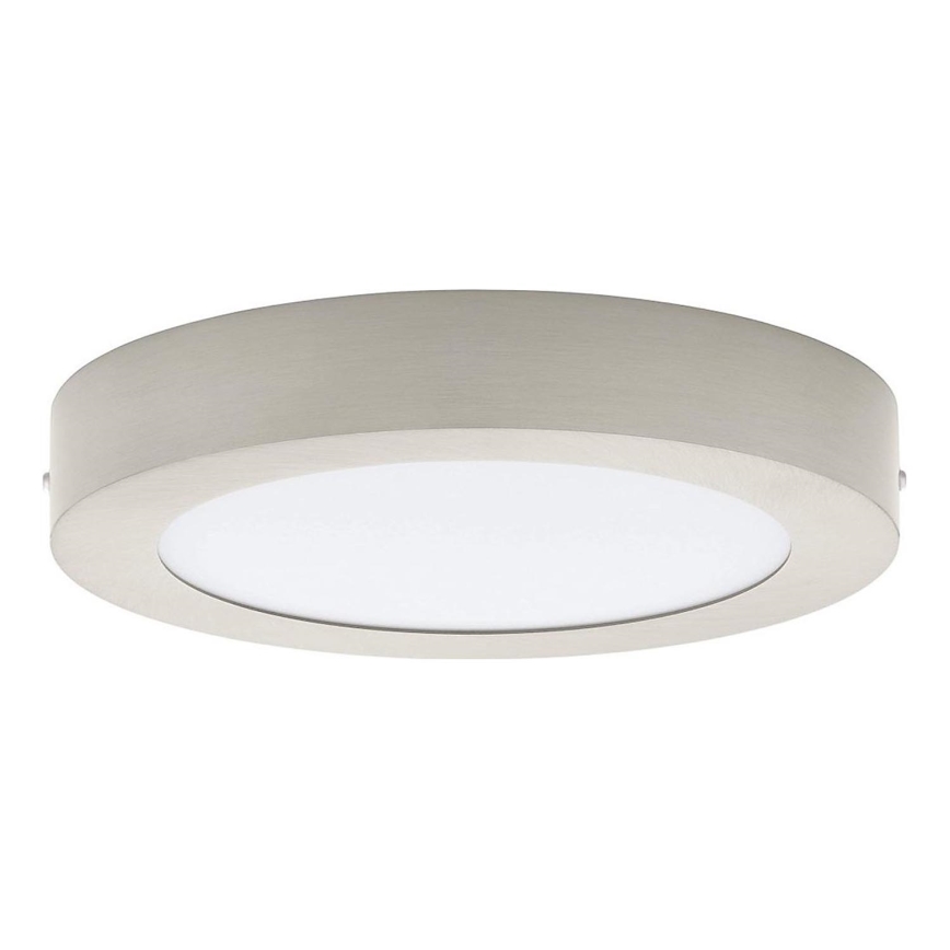 Eglo 32817 - LED Stmívatelné stropní svítidlo FUEVA LED/21W/230V 3000-6500K pr. 30 cm matný chrom + dálkové ovládání