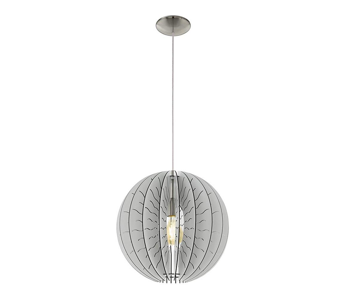 Eglo Eglo 32821 - Lustr FABESSA 1xE27/60W/230 bílá EG32821