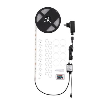 Eglo 32859 - LED RGB Stmívatelný pásek 5m COB STRIPE LED/12W/230V 4000K IP44 + dálkové ovládání