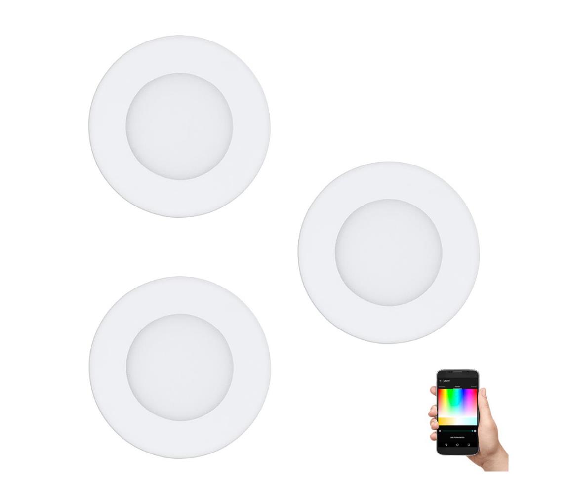 Eglo Eglo 32881 - SADA 3x LED RGB Podhledové svítidlo FUEVA-C 3xLED/3W/230V EG32881