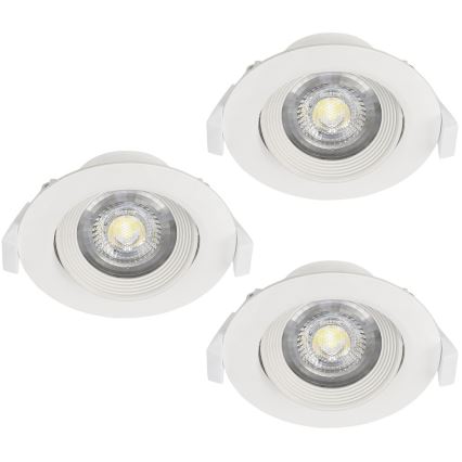 Eglo - SADA 3x Podhledové svítidlo SARTIANO 1xLED/5W/230V