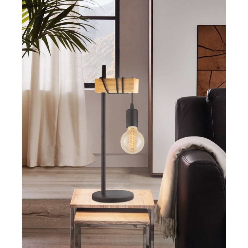 Eglo - Stolní lampa TOWNSHEND 1xE27/10W/230V