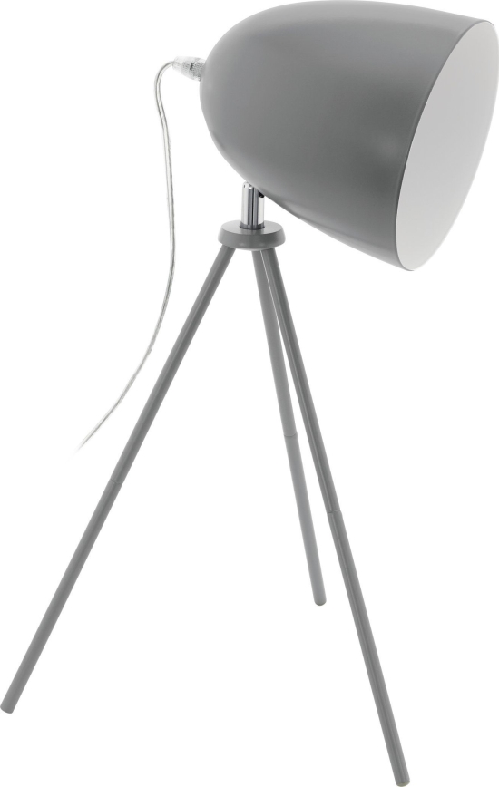 Eglo 33094 - Stolní lampa DUNDEE 1xE27/60W/230V šedá