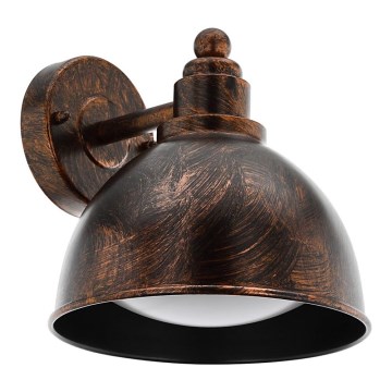 Eglo 33144 - Venkovní nástěnné svítidlo AIROLA 1xE27/40W/230V bronz IP44
