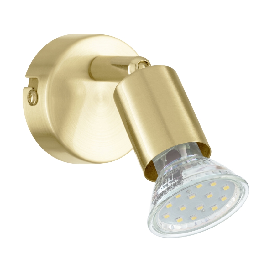 Eglo - LED Nástěnné bodové svítidlo 1xGU10/2,8W/230V 3000K zlatá
