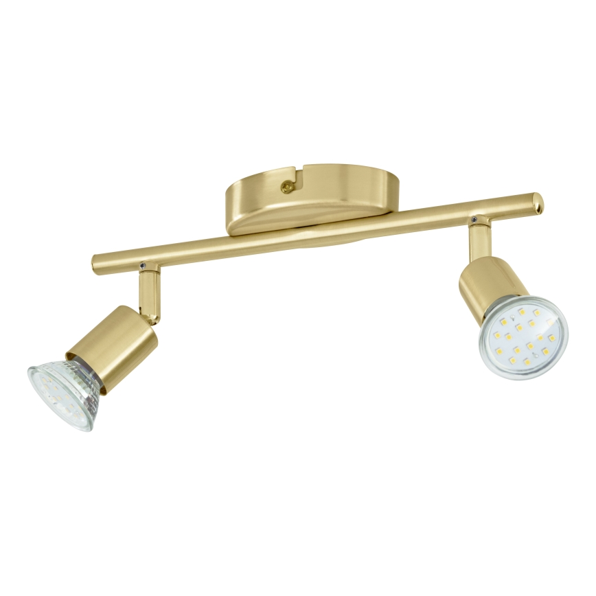 Eglo - LED Bodové svítidlo 2xGU10/2,8W/230V 3000K zlatá