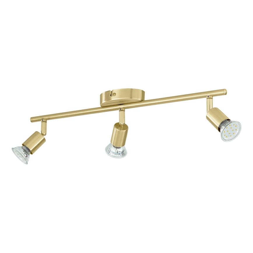 Eglo - LED Bodové svítidlo 3xGU10/2,8W/230V 3000K zlatá