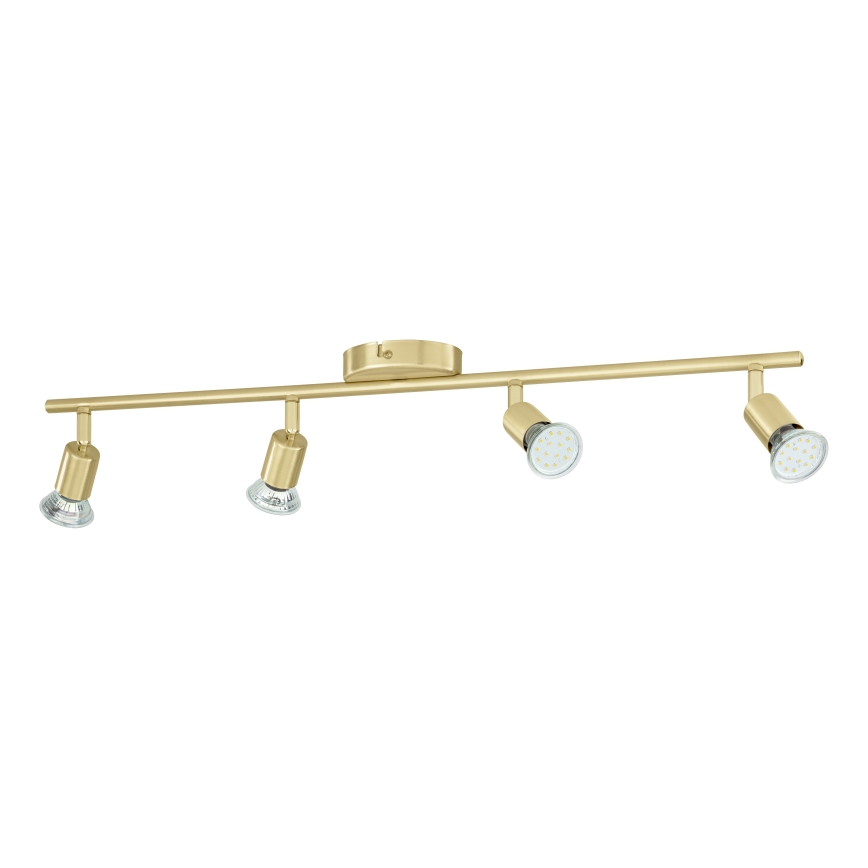Eglo - LED Bodové svítidlo 4xGU10/2,8W/230V 3000K zlatá
