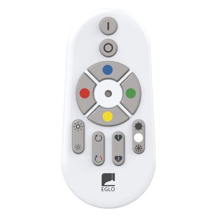 Eglo 33272 - LED RGBW Stmívatelné stropní svítidlo TOTARI-C LED/34W/230V 2700-6500K bílá + dálkové ovládání
