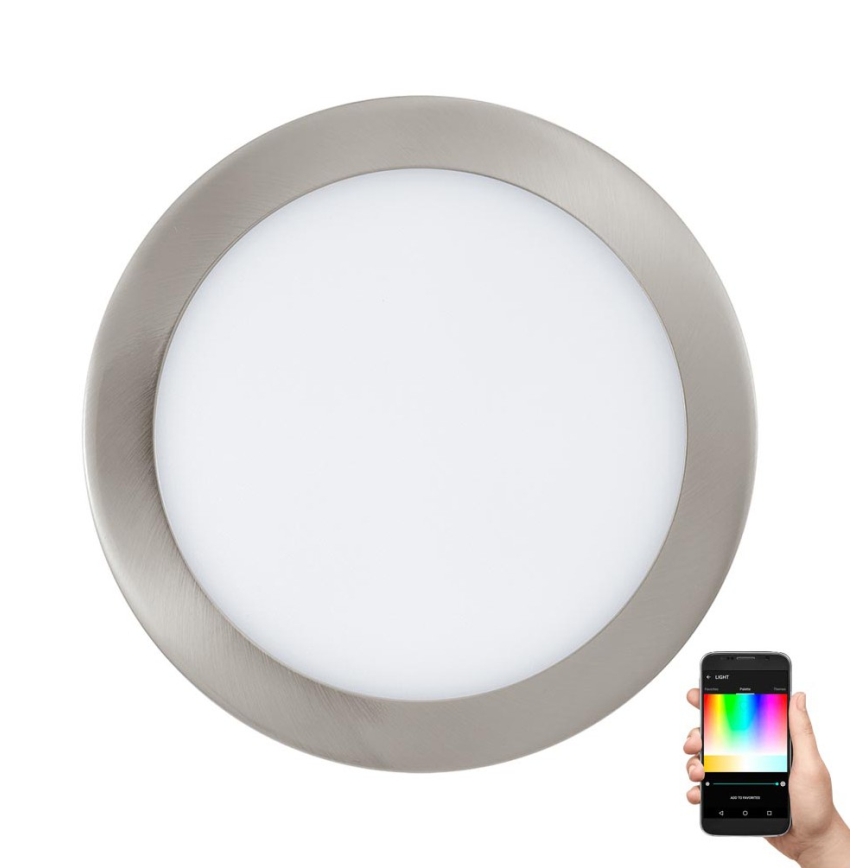 Eglo 33317 - LED RGBW Stmívatelné podhledové svítidlo FUEVA-C LED/15,6W/230V 2700-6500K pr. 22,5 cm