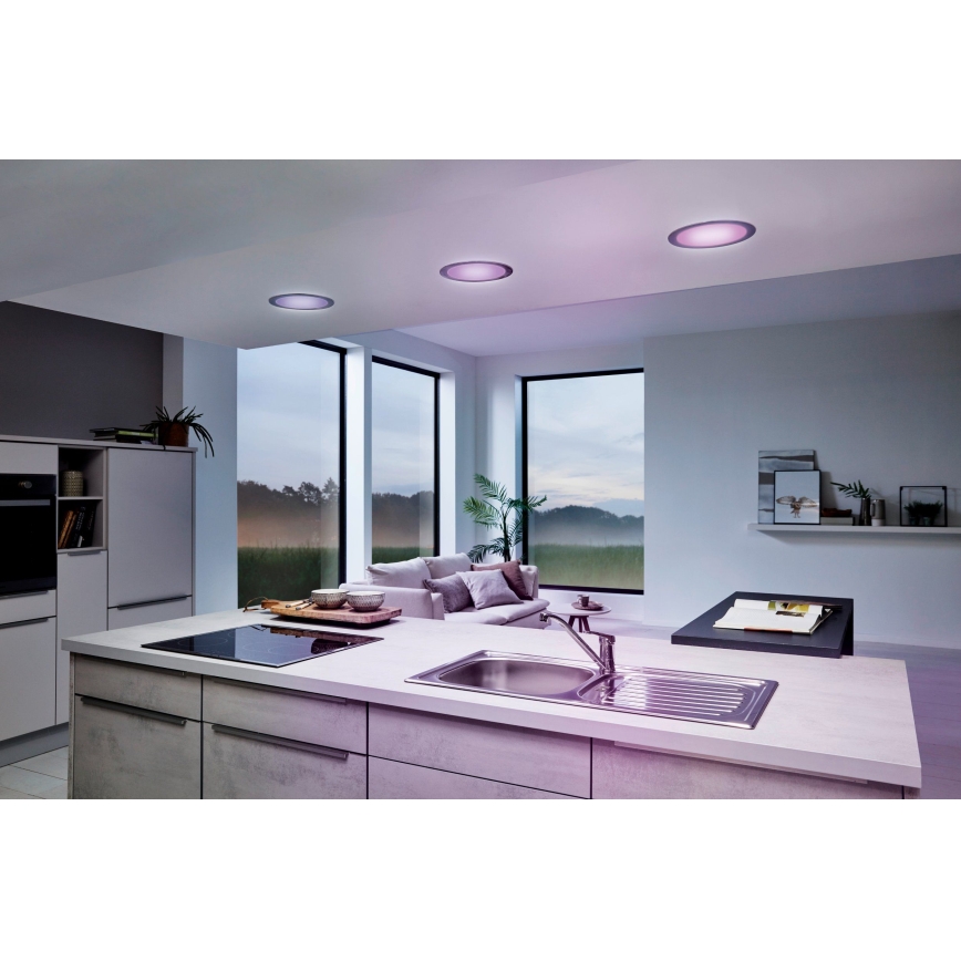 Eglo 33317 - LED RGBW Stmívatelné podhledové svítidlo FUEVA-C LED/15,6W/230V 2700-6500K pr. 22,5 cm