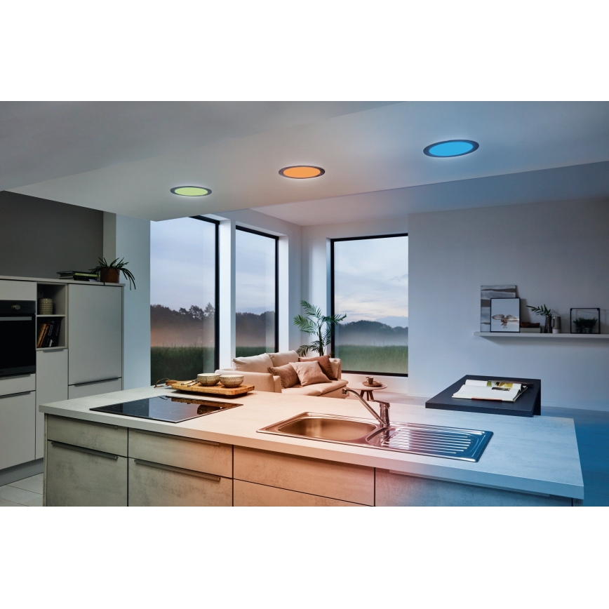 Eglo 33317 - LED RGBW Stmívatelné podhledové svítidlo FUEVA-C LED/15,6W/230V 2700-6500K pr. 22,5 cm