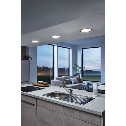 Eglo 33317 - LED RGBW Stmívatelné podhledové svítidlo FUEVA-C LED/15,6W/230V 2700-6500K pr. 22,5 cm