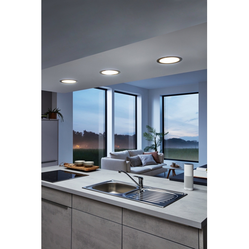 Eglo 33317 - LED RGBW Stmívatelné podhledové svítidlo FUEVA-C LED/15,6W/230V 2700-6500K pr. 22,5 cm