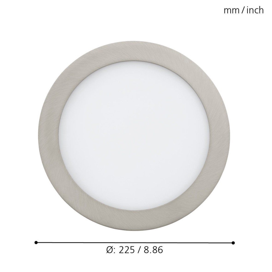 Eglo 33317 - LED RGBW Stmívatelné podhledové svítidlo FUEVA-C LED/15,6W/230V 2700-6500K pr. 22,5 cm
