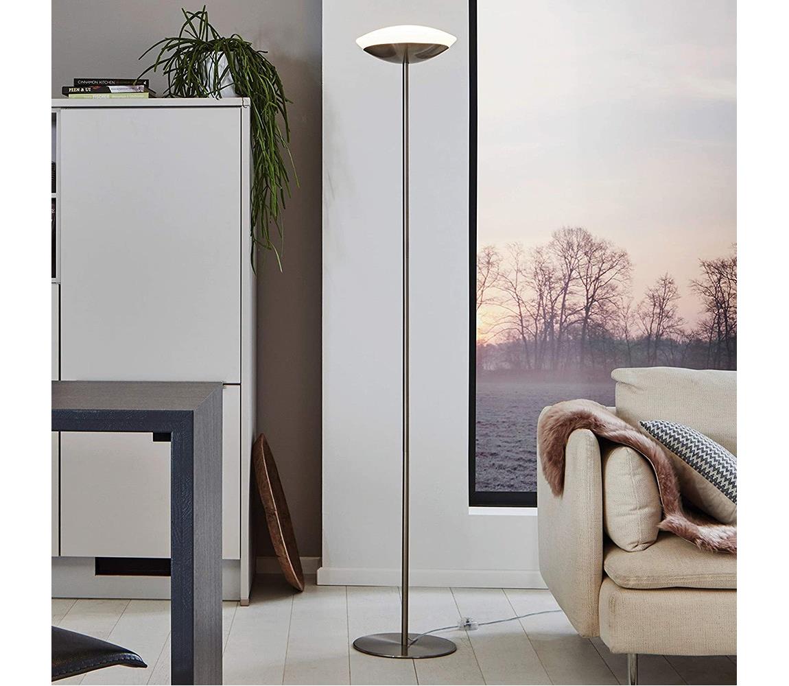 Eglo 33325 - LED RGBW Stm. stojací lampa FRATTINA-C LED/18W/230V matný chrom 33325