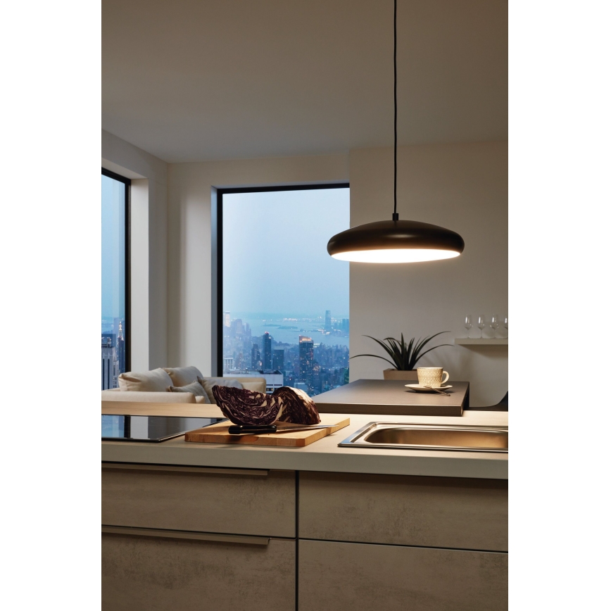 Eglo 33328 - LED RGBW Stmívatelný lustr na lanku RIODEVA-C LED/27W/230V 2700-6500K černá