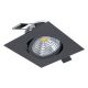 Eglo - LED Stmívatelné podhledové svítidlo LED/6W/230V černá