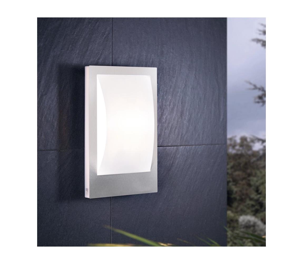 Eglo 33569 - LED Venkovní nástěnné svítidlo VERRES-C 1xE27/9W/230V IP44 33569 Matný chrom