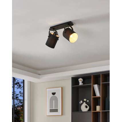 Eglo 33646 - Bodové svítidlo VILLABATE 2xE27/10W/230V