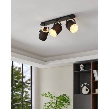 Eglo 33647 - Bodové svítidlo VILLABATE 3xE27/10W/230V