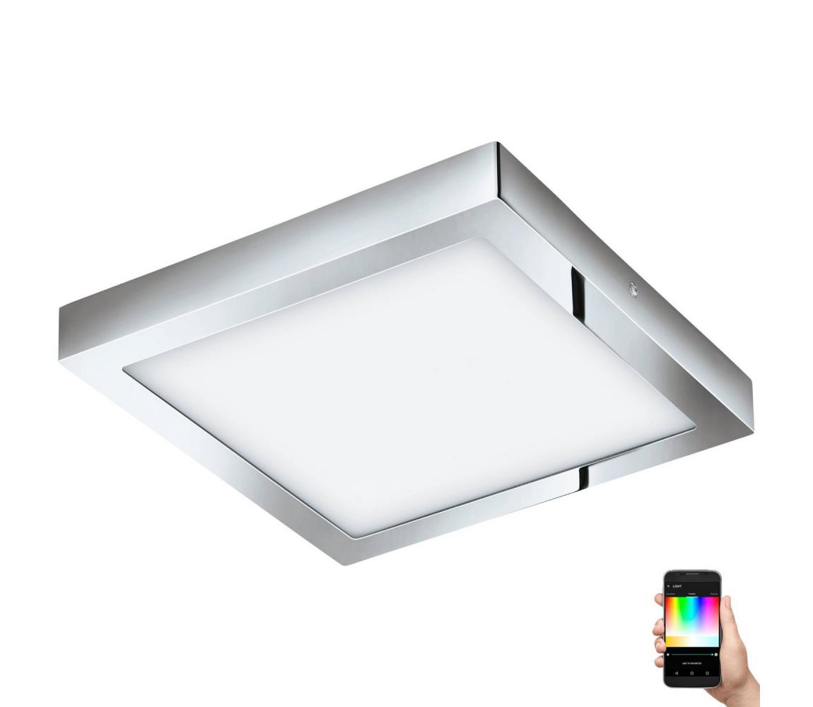 Eglo Eglo 33668-LED RGBW Stmívatelné koupelnové svítidlo FUEVA-C 21W/230V 30x30cm EG33668