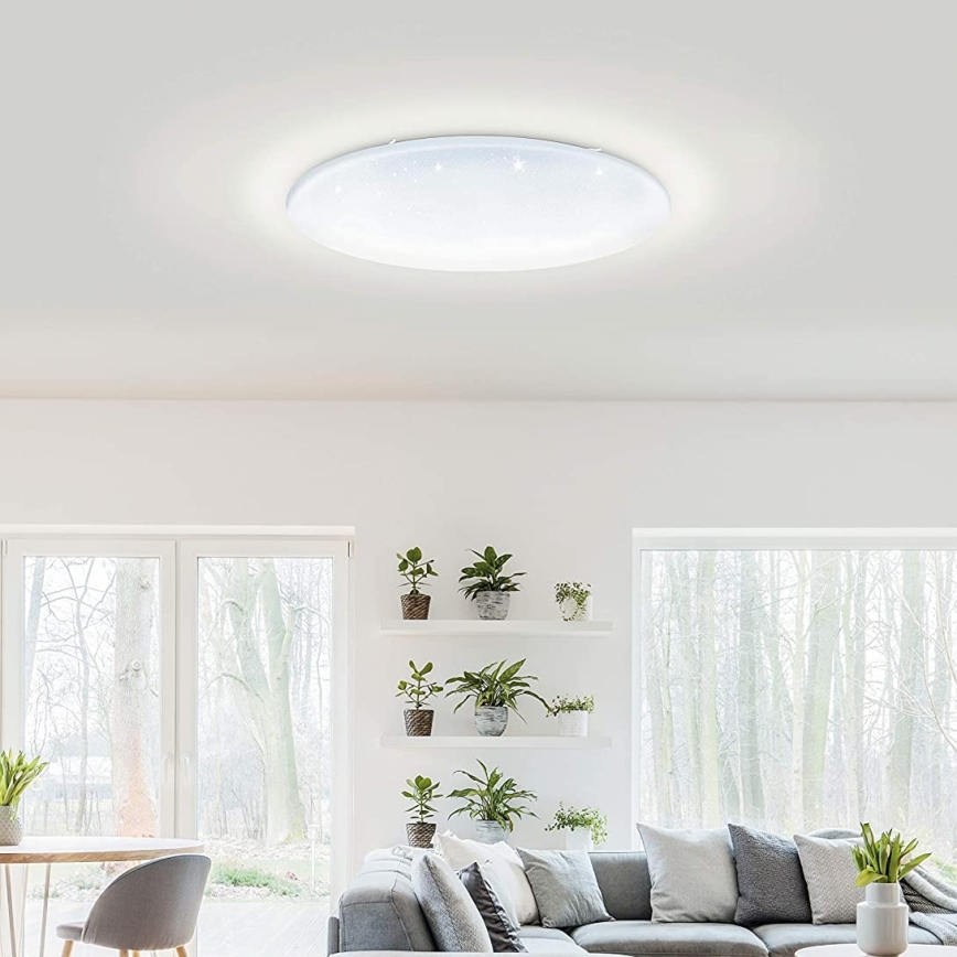 Eglo 33669 - LED RGBW Stmívatelné stropní svítidlo TOTARI-C LED/43W/230V 2700-6500K bílá + dálkové ovládání