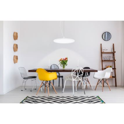 Eglo 33675 - LED RGBW Stmívatelný lustr na lanku CERIGNOLA-C LED/21W/230V 2700-6500K + dálkové ovládání