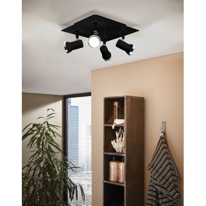 Eglo - LED Koupelnové bodové svítidlo 4xGU10/3,3W/230V IP44