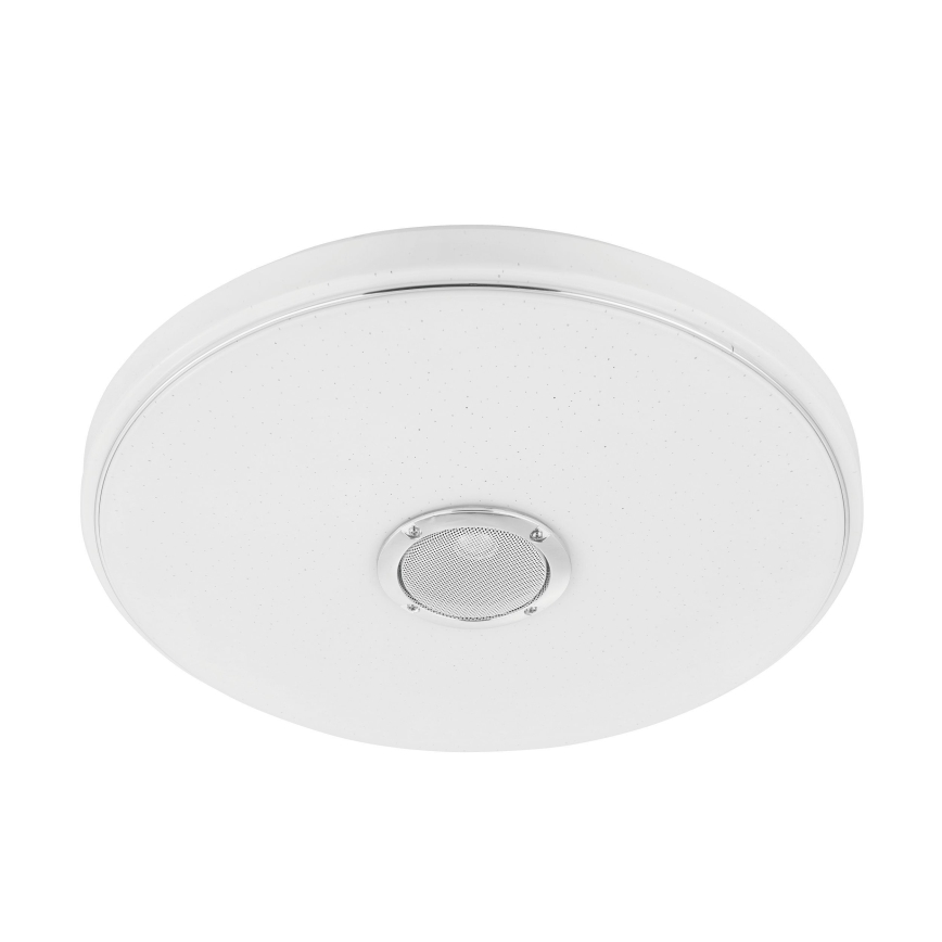 Eglo - LED RGBW Stmívatelné koupelnové stropní svítidlo s reproduktorem LED/19W/230V 3000-6500K IP44 pr. 39 cm bílá + dálkové ovládání