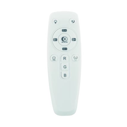 Eglo - LED RGBW Stmívatelné koupelnové stropní svítidlo s reproduktorem LED/19W/230V 3000-6500K IP44 pr. 39 cm bílá + dálkové ovládání