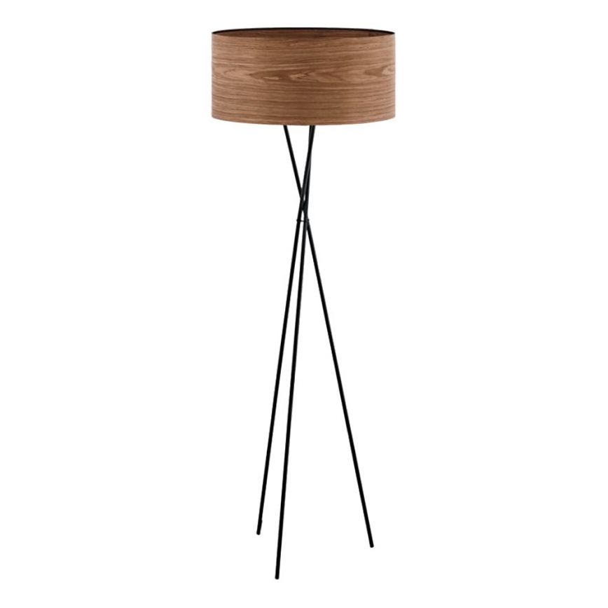 Eglo 33705 - Stojací lampa CANNAFESCA 1xE27/60W/230V hnědá/černá