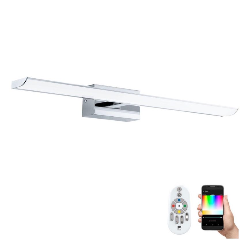 Eglo 33767 - LED RGBW Stmívatelné koupelnové osvětlení zrcadla TABIANO-C LED/15,6W/230V 2700-6500K 60,5 cm IP44 + dálkové ovládání