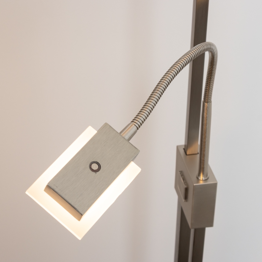 Eglo 33817 - LED Stmívatelná dotyková stojací lampa SOLANO LED/30W/230V + LED/4W