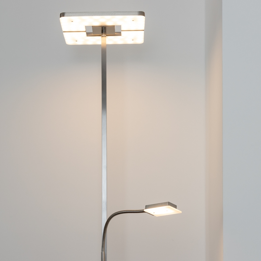 Eglo 33817 - LED Stmívatelná dotyková stojací lampa SOLANO LED/30W/230V + LED/4W
