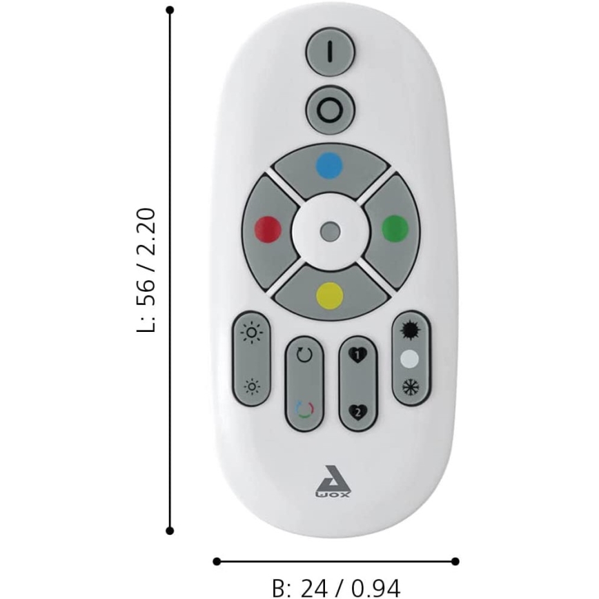 Eglo - Dálkové ovládání CONNECT-Z 2xAAA Bluetooth ZigBee