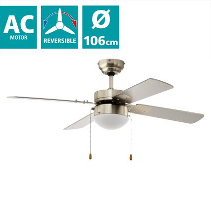 Eglo - Stropní ventilátor 1xE14/60W/230V