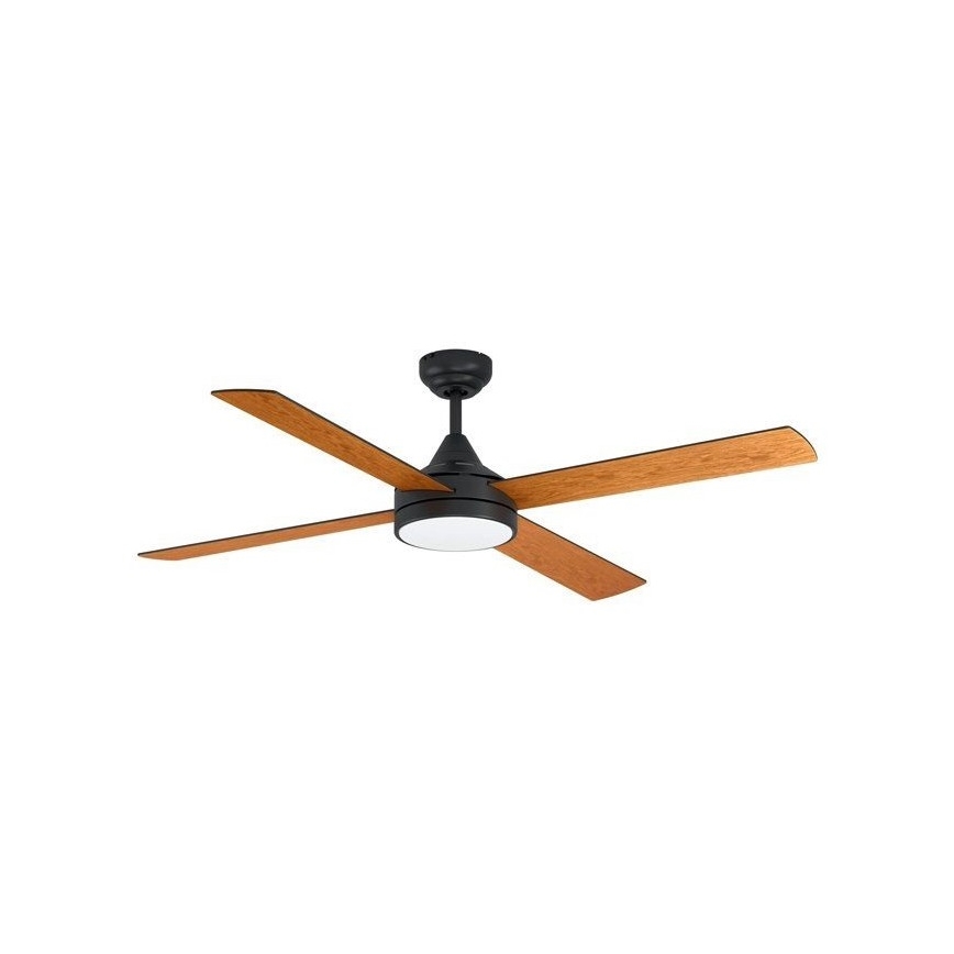 Eglo - LED Stmívatelný stropní ventilátor LED/20W/230V + dálkové ovládání černá