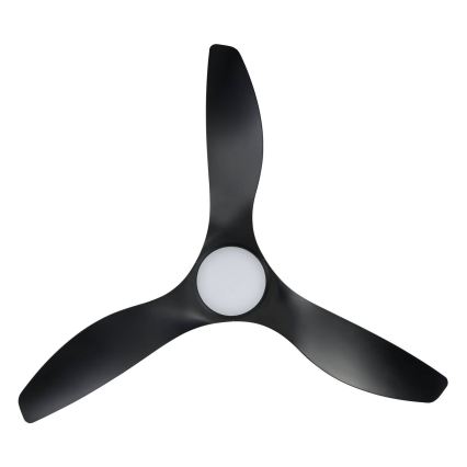 Eglo - LED Stropní ventilátor LED/19W/230V pr. 132 cm černá + dálkové ovládání