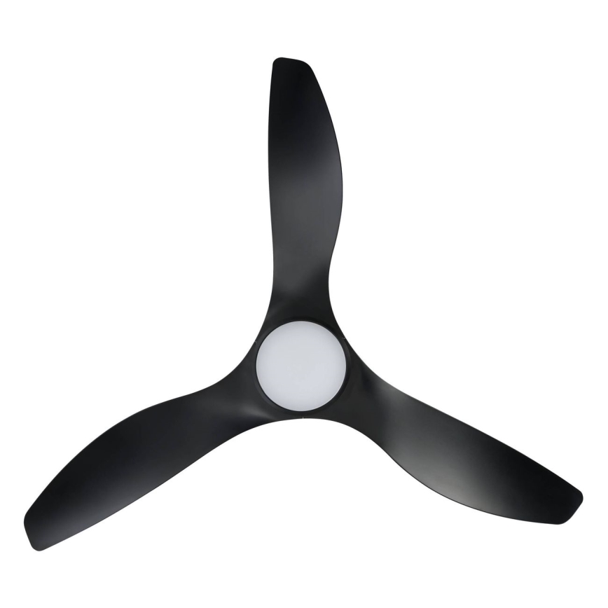 Eglo - LED Stropní ventilátor LED/19W/230V pr. 132 cm černá + dálkové ovládání