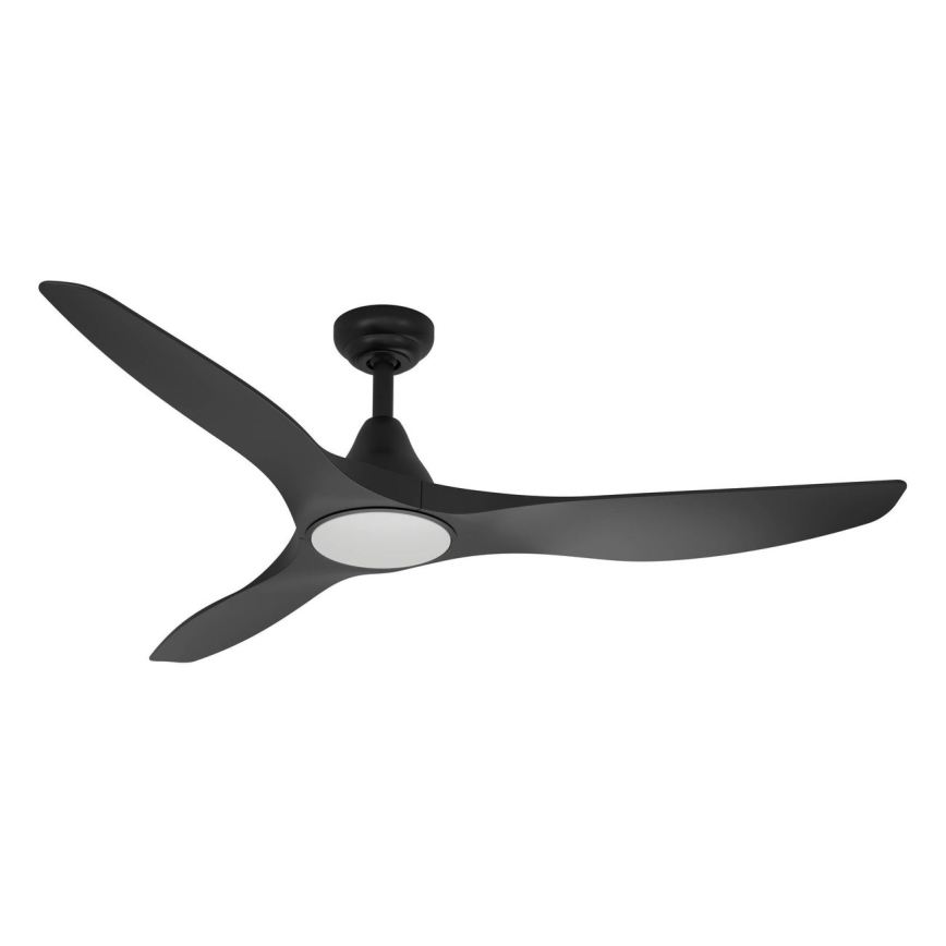 Eglo - LED Stropní ventilátor LED/20W/230V 3000/4000/5000K pr. 132 cm černá + dálkové ovládání