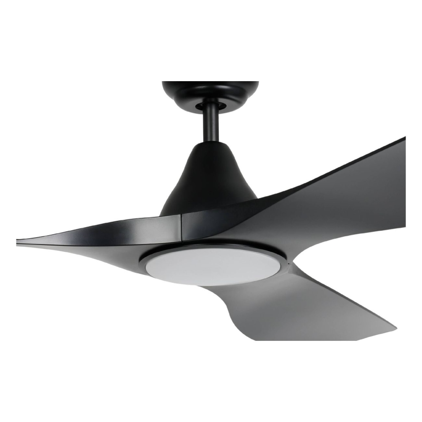 Eglo - LED Stropní ventilátor LED/20W/230V 3000/4000/5000K pr. 132 cm černá + dálkové ovládání